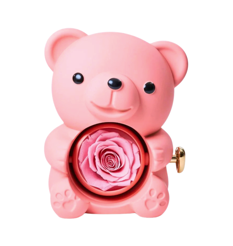 Coffret OursHug avec collier Coeur à Coeur